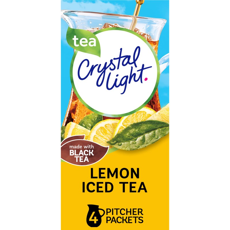 Crystal Light Lemon Iced Tea Drink Mix (16 Pitcher Packets,