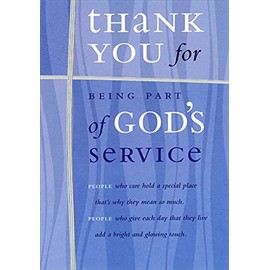 Designer Greetings People Who Care : People Who Give : Part of God's Service Clergy Appreciation Day Card