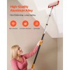 3.8-12 FT Telescopic Extension Pole Sturdy Aluminum Alloy Multi-Purpose Extendable