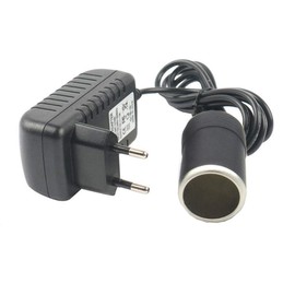 O48CS KFZ Spannungswandler 36W, AC 230V auf DC 12V, 3A Zigarettenanzünder Buchse Auto Ladegerät Adapter, AC-DC Netzadapter für Auto, Motorrad