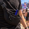 Rave Essentials Clack Fan, Folding Pocket Hand Fan for Raves