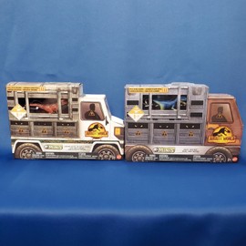 Mattel Jurassic World Lot Chaotic Cargo & Carnotaurus Clash Miniature 2 Humans 8 Dinos
