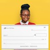 Sustainable Greetings Reusable Giant Paper Check - 30 x 16