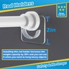 MOEROTER Spring Tension Rods 33 to 45 inch Adjustable Tension