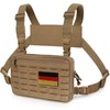 WYNEX Laser Cut Design Tactical Chest Bag, Molle Chest Bag,