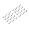 sourcing map Clevis Clevis Bolts Flat Head Single Hole Galvanised