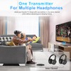 Auriculares inalámbricos para ver TV, auriculares plegables sobre la oreja