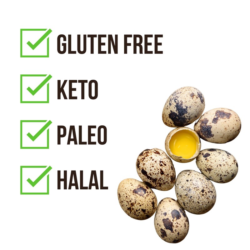 FARM FRESH Quail Eggs *Laid in the U.S.* Hormone Free;