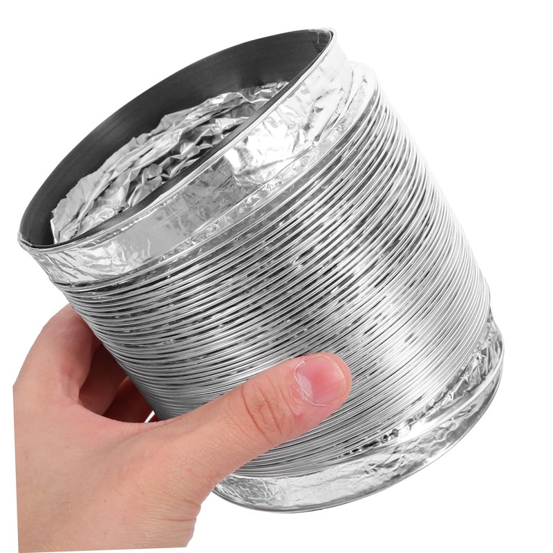 SHINEOFI Flexible Chimney Flue Aluminum Foil Durable Vent Hose for