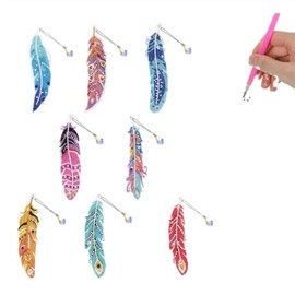 Craft Set for Children from 6 Years - Diamond Painting Kit, Creative Craft Gift for Girls 7-12 Years, Bookmark Craft Case, Birthday Gift for Children Adults