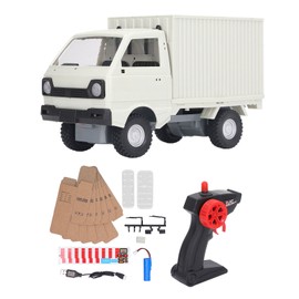 2.4G RC Truck 1/16 Scale High Drive Prevent Interface Drift Remote Control Truck Toy with Front LED Light