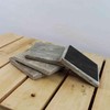 NKlaus Alabaster Plate 8.5 x 8.5 cm for Smoking and