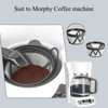 Reusable Coffee Filter Basket Coffee Machine Strainer Mesh Fit for