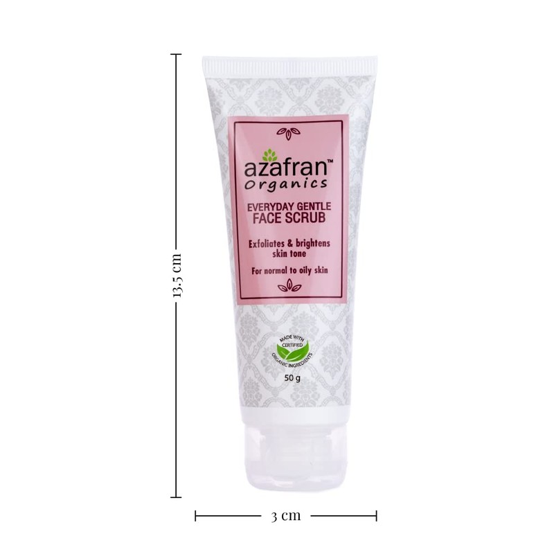 Azafran Organics Multi Fruit Purifying Facial Scrub,50