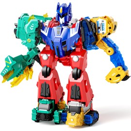 Dimoarch Magnetic Dinosaur Transforming Robot Toys for Boys