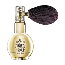 Essence Merry Berry Scented Dust Powder No. 1 I Love My Golden Pumps Content: 5g Gold Shimmering Powder for the Body.