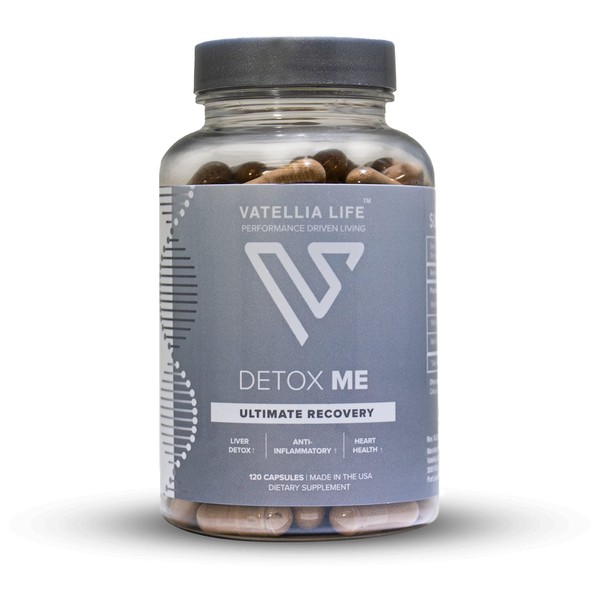 Vatellia Life New from Detox Me | Boosts Energy | Sulfite Elimination | Supports Digestion and Gut Health | Vitamin K2 (MK-4), Plus B12, Folate | 60 Day Supply-120 Count | Supplement for Men and Women