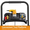 SEGAWE 4 Step Ladder with Tool Platform Anti-Slip Sturdy &