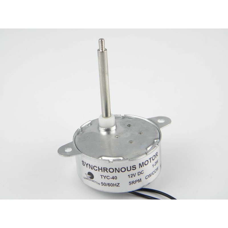 CHANCS TYC-40 DC Synchronous Electric Motor 12V 5RPM CW/CCW Small