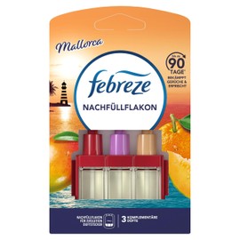 Febreze 3Volution Mallorca Air Freshener Starter Set with Clever Programming 20 ml, 3 Alternating Fragrances Fight Odours