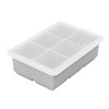 Tovolo Large 2” King Cube Ice Tray with Lid Oyster