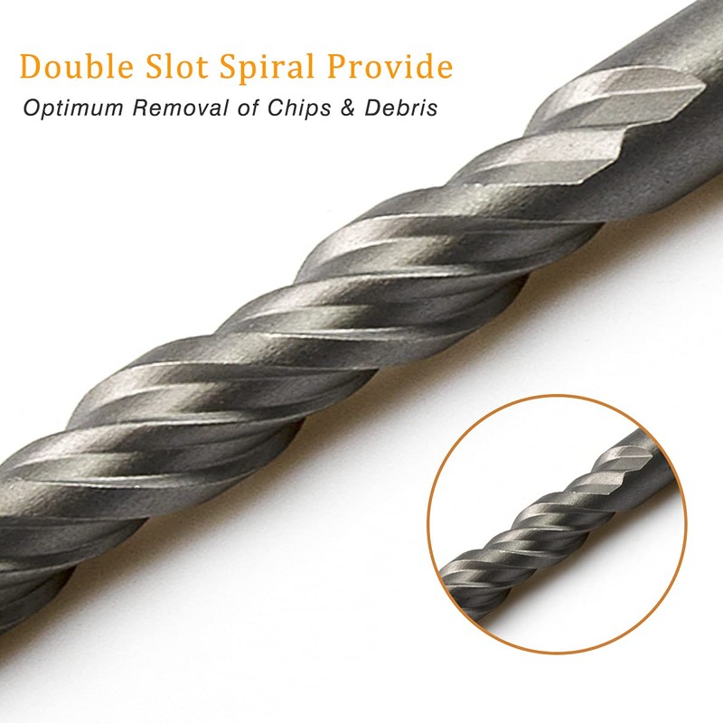 Meccion SDS Plus Hammer Drill Bits Professional Tungsten Cross Tip