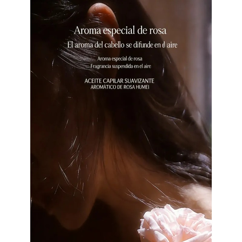 Aceite Capilar De Larga Duración Con Aroma A Rosas.