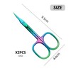 Pack of 2 Coloured Titanium Scissors for Dead Skin, Made