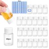 TENOL 60Pcs Clear Liquid Sample Vial Liquid Sampling Bottles 15ml