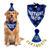 Dog Birthday Bandana Set, 3 Pieces Dog Birthday Bandana Hat