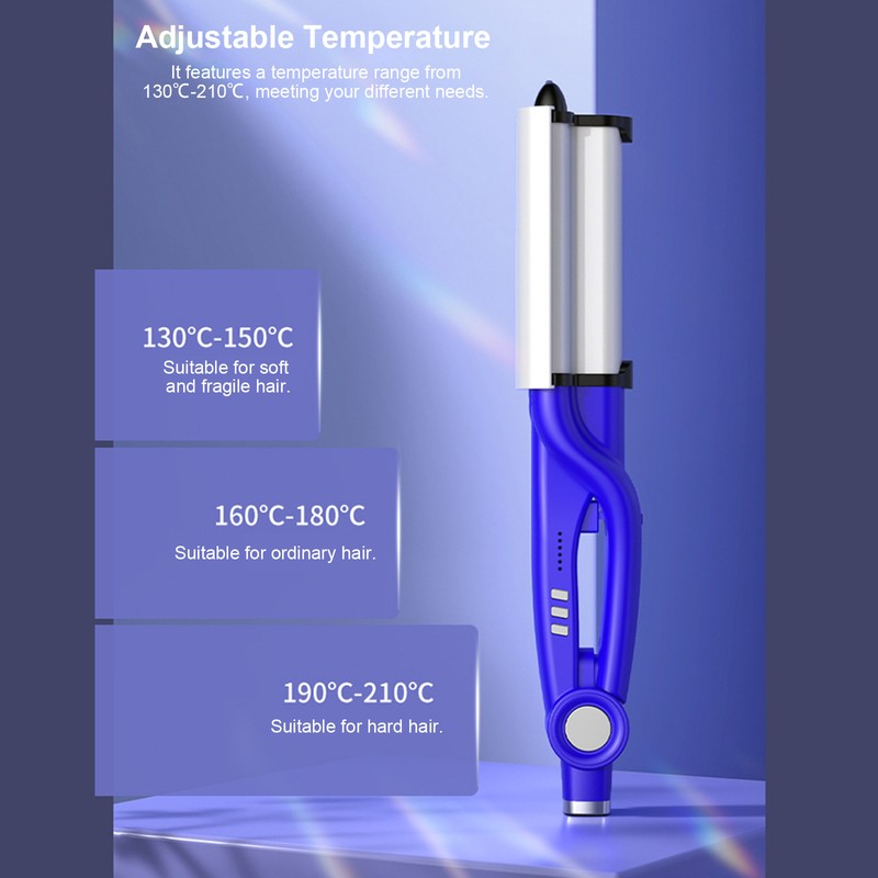 Hair Curling Iron Wand 28mm Ceramic Hair Waver Egg Roll