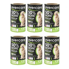 Evercare Pet, Lint Roller Refill, 60 Sheet Roll (6 Packs)