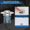 Hibbent 3 in 1 Bathroom Sink Plug Stopper Wash Basin