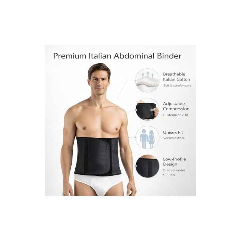 Pavis - Abdominal Binder Support Belt for Men & Women