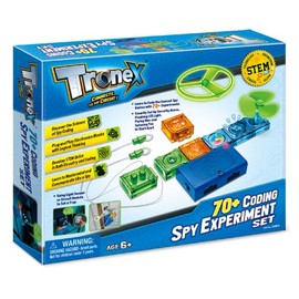 Kenisy 70+ Coding Spy Experiment Set, Educational Circuitry and Coding Science Experiments, DIY STEM Learning Project Toy for Kids and Teens, Light Sensor or Circuit Module with 70+ Experiments