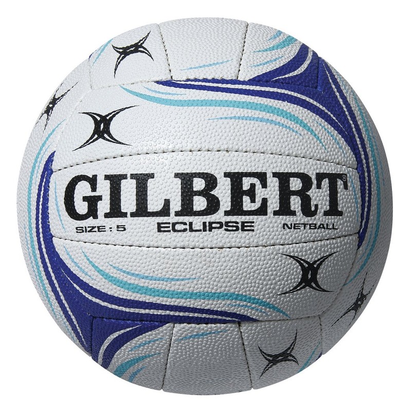 Gilbert Women's Eclipse Match Ball - White/Blue, Size 5