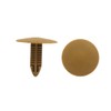 uxcell 50 Pcs Brown Car Interior Clips Bumper Fender Fastener