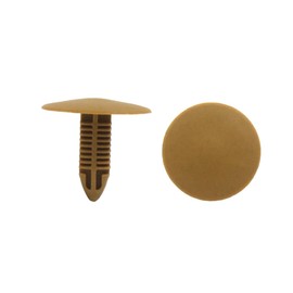 uxcell 50 Pcs Brown Car Interior Clips Bumper Fender Fastener Retainer 7 x 6mm Universal