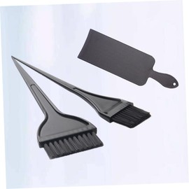 FRCOLOR 3pcs Professional Hair Coloring Board Kit Hair Dyeing Tool Tinting Applicator for Salon Home Use Black