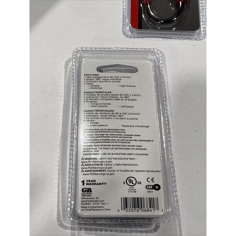Gardner Bender 5 Pack Gardner Bender Two Probe Circuit Tester
