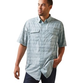 ARIAT Men's Venttek Outbound Classic Fit Shirt, Fair Aqua, Size Medium