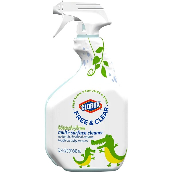 Clorox Free & Clear Bleach-Free Multi-Surface Spray Bottle Cleaner - 32oz, pack of 1