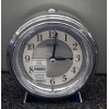 SEIKO - ALARM CLOCK SILVER TONE CASE WITH BEEP ALARM
