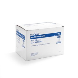 MediChoice Non-Adherent Dressing, Sterile 2x3 Inch, White, 1314NADSG101 (Box of 100)