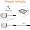 Yangbaga Metal Cat Litter Scoop:Detachable Long Handle Litter Scooper with