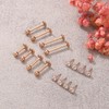 JSDDE Lip Piercing Stud Gold Threadless Insertion Labret Piercing Nose
