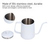 Coffee Kettle Stainless Steel Mini Portable White Thin Mouth Pour