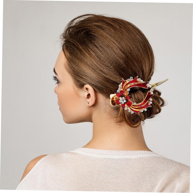 TOVINANNA Stunning Xmas Diamond Hair Clips Pair of Hair Barrettes