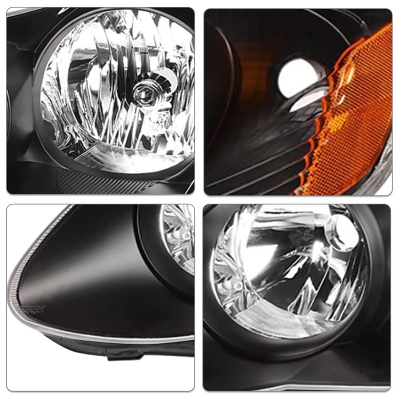 SOCKIR Headlight Assembly Compatible with 2003 2004 2005 2006 2007