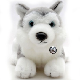 Husky Iowa Alaskan Malamute Lying Cuddly Toy Plush Dog Plush Dog